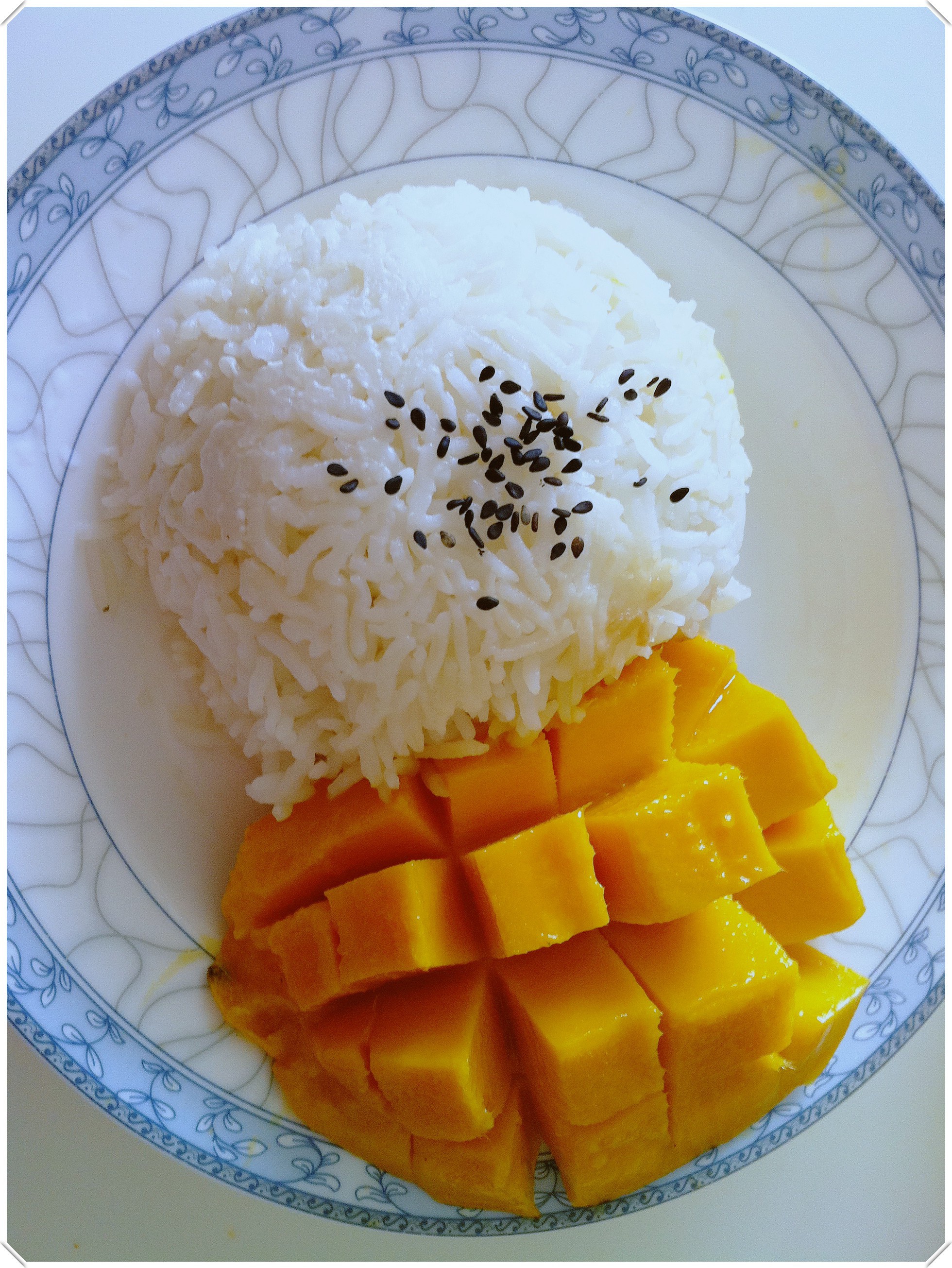 椰浆芒果糯米饭