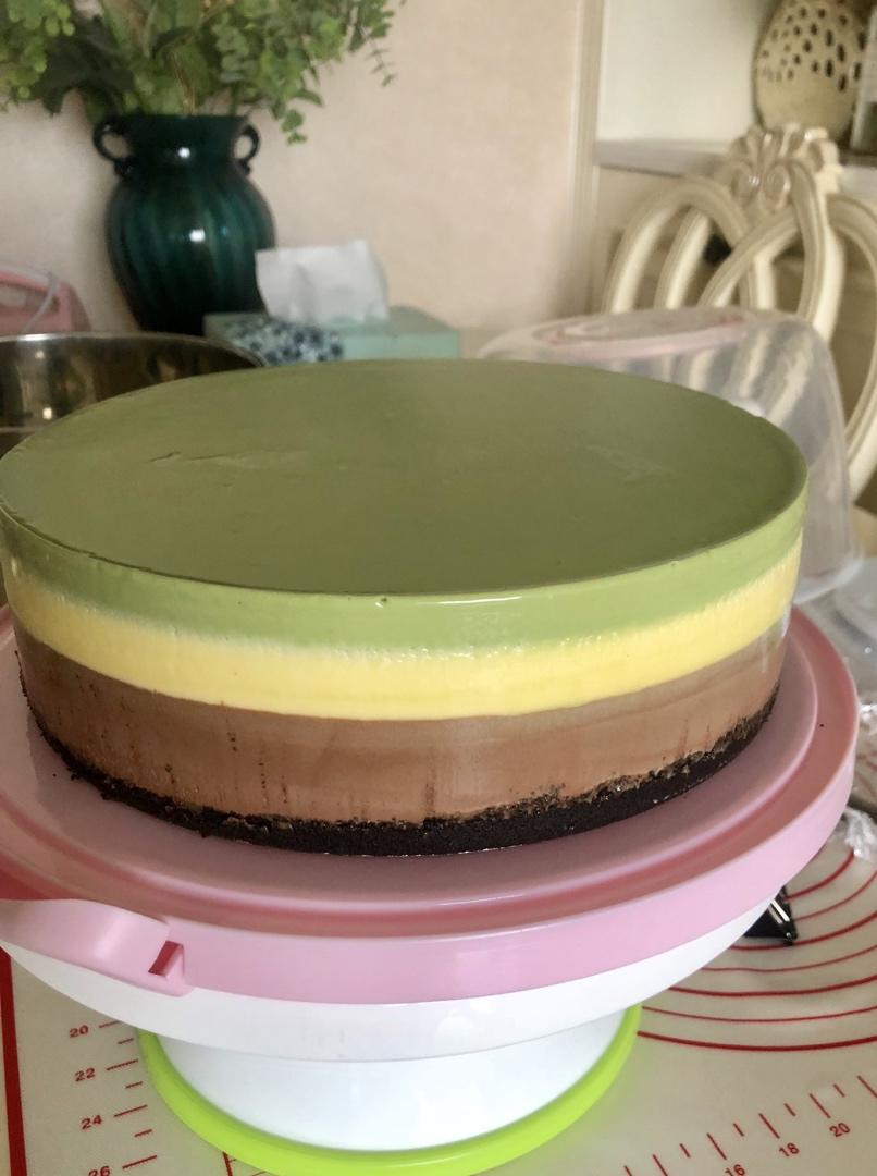 0失败黑白巧克力慕斯蛋糕(8寸配方)