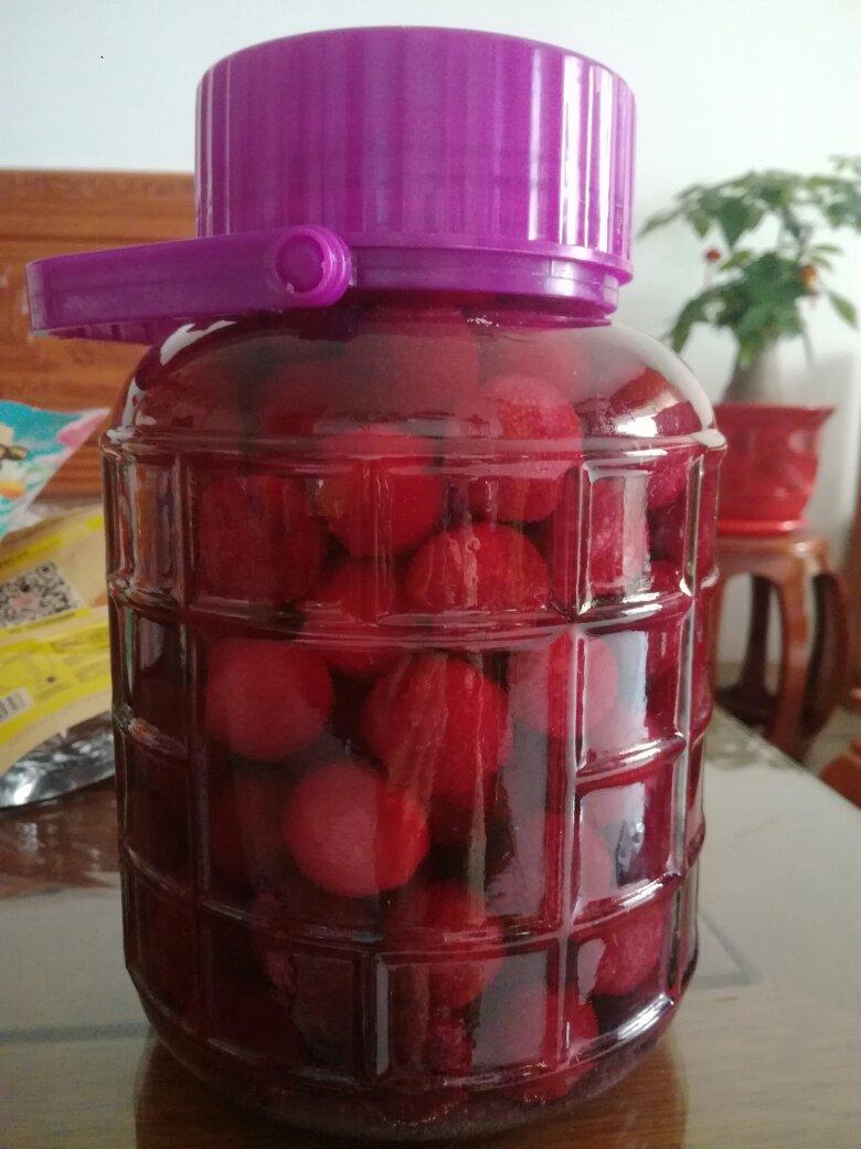 三娃娘亲做的杨梅酒清酒酿