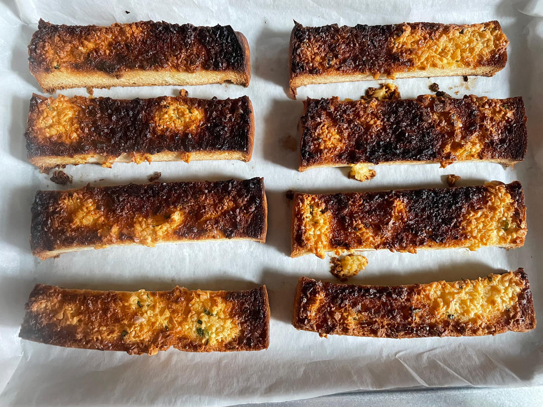 蒜香吐司棒＆蜂蜜吐司块