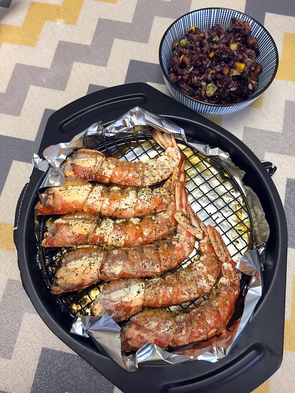 盐烤阿根廷红虾