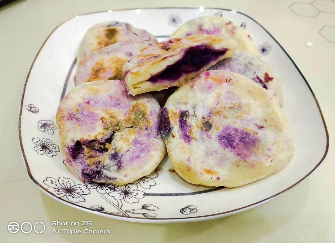 紫薯饼（无油）