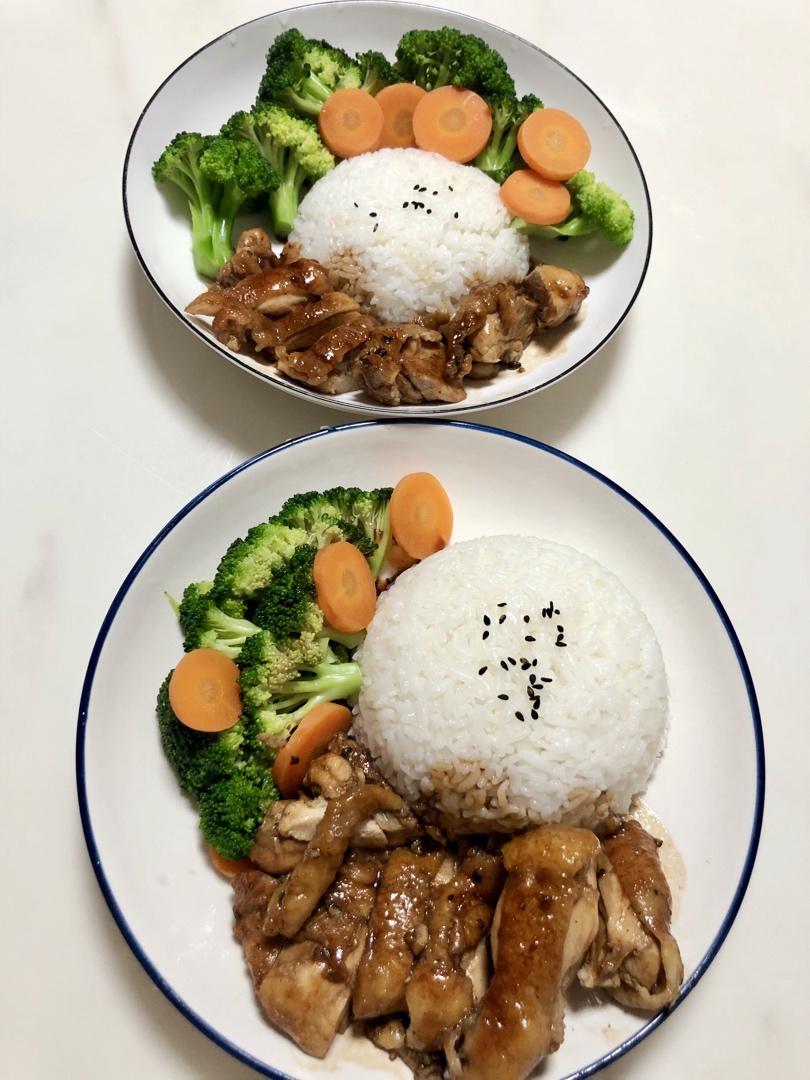 照烧鸡腿饭
