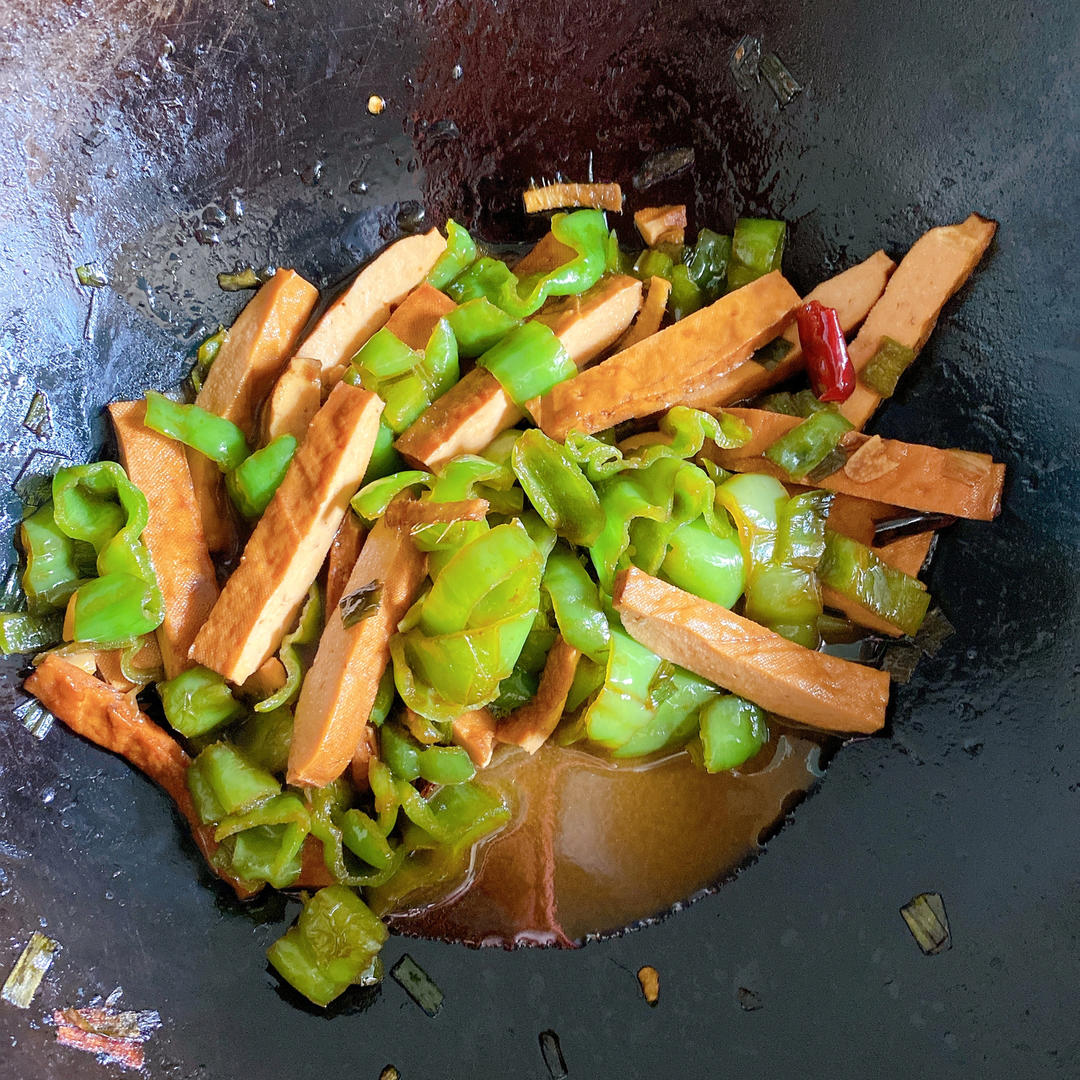 家常炒豆干