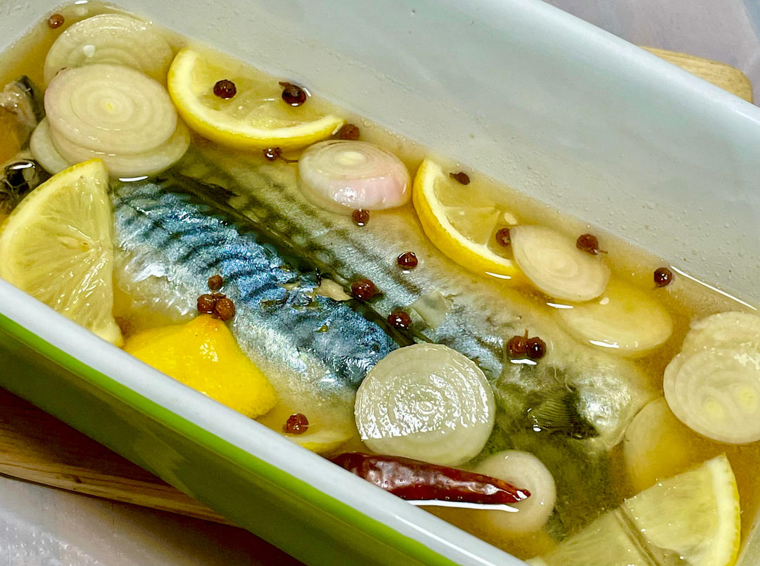 醋浸青花鱼