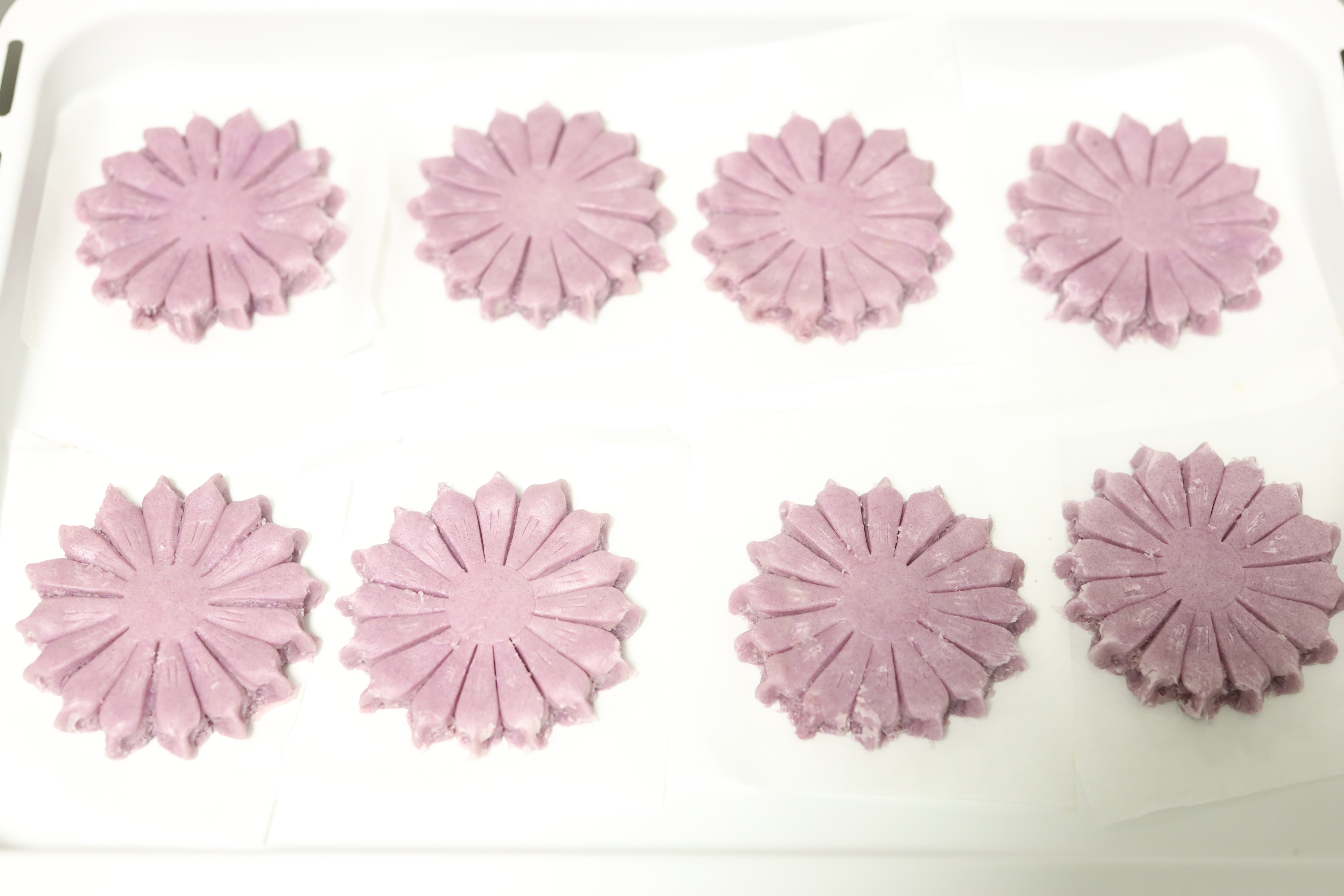 浪漫紫薯菊花椰蓉酥的做法 步骤24