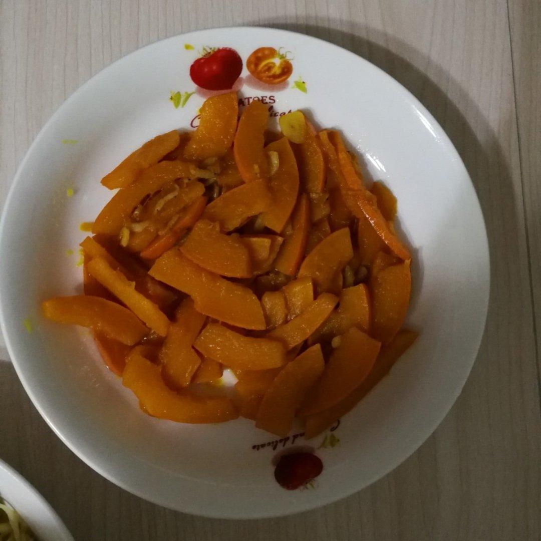 虾皮炒小南瓜