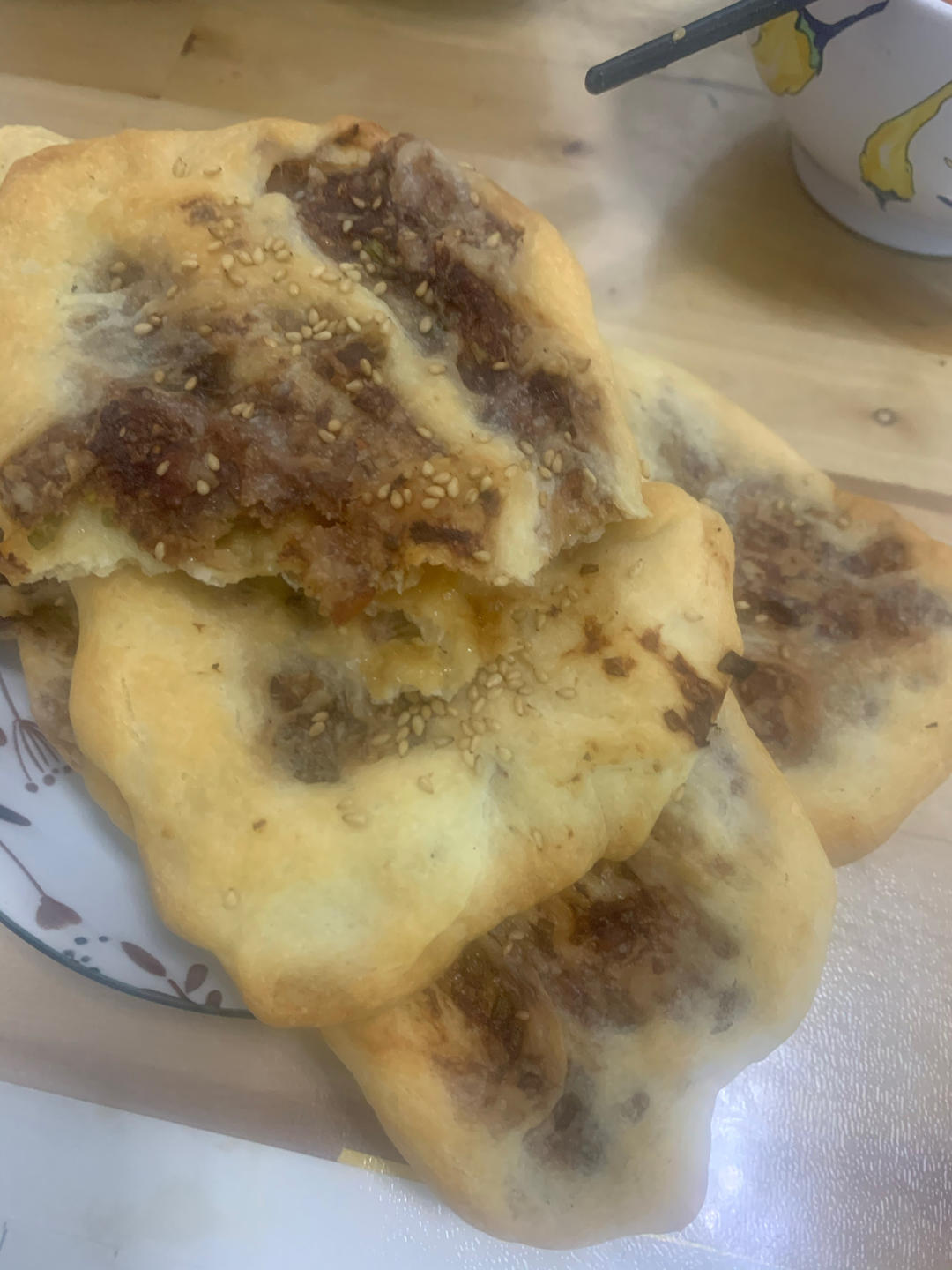 烤箱版鲜肉锅盔