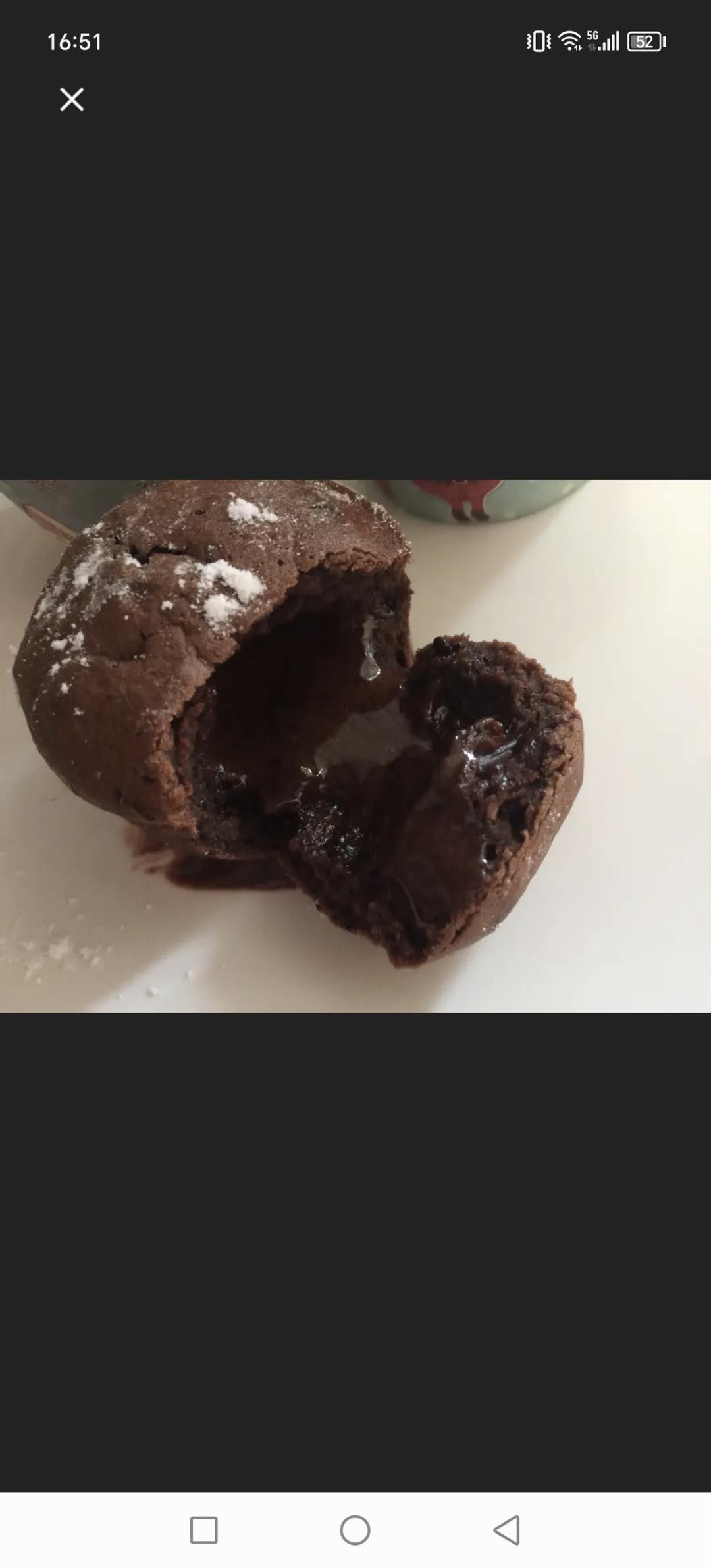 巧克力熔岩蛋糕