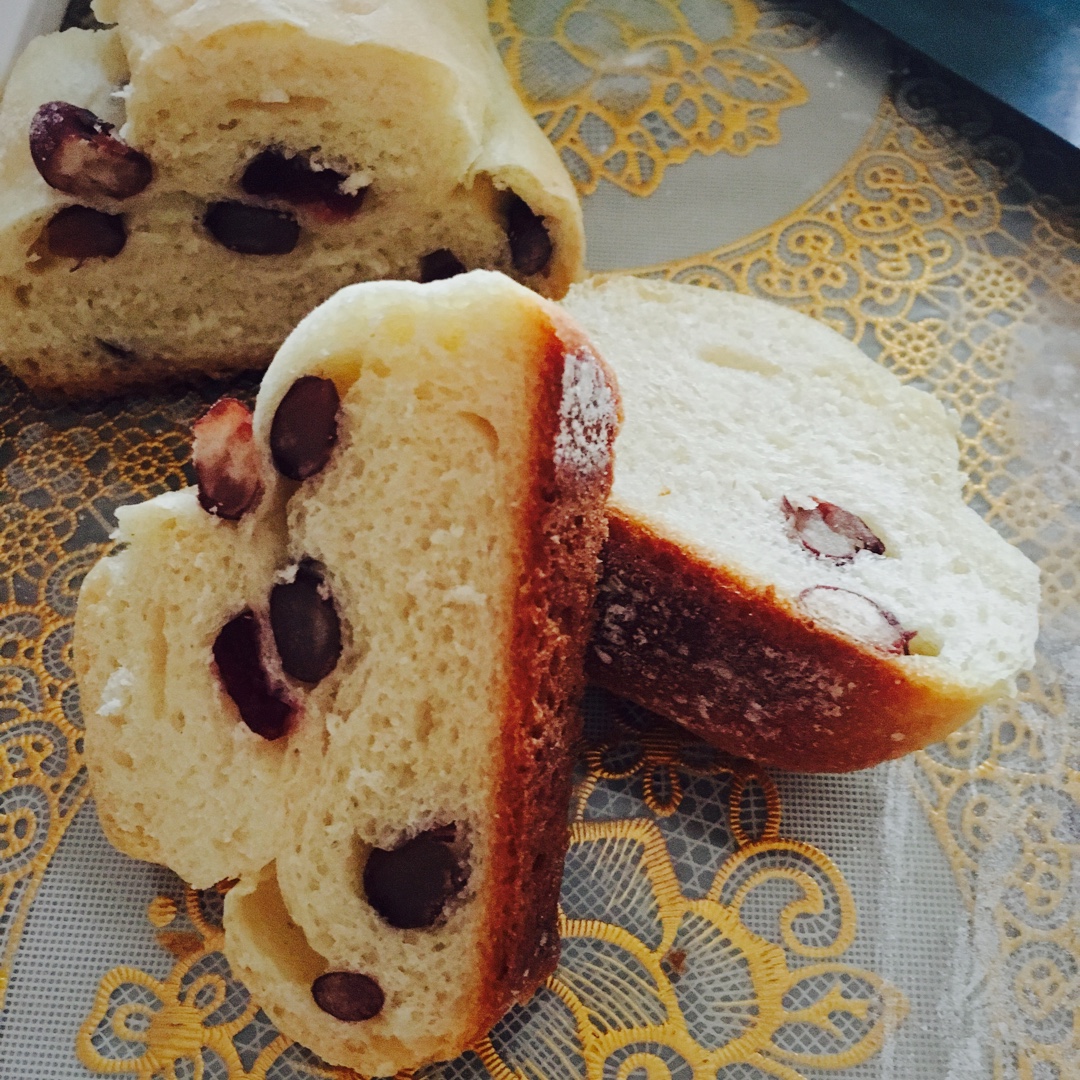 全麦牛奶蜜豆软欧