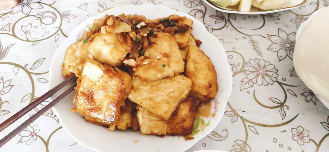 无敌好吃的香煎豆腐