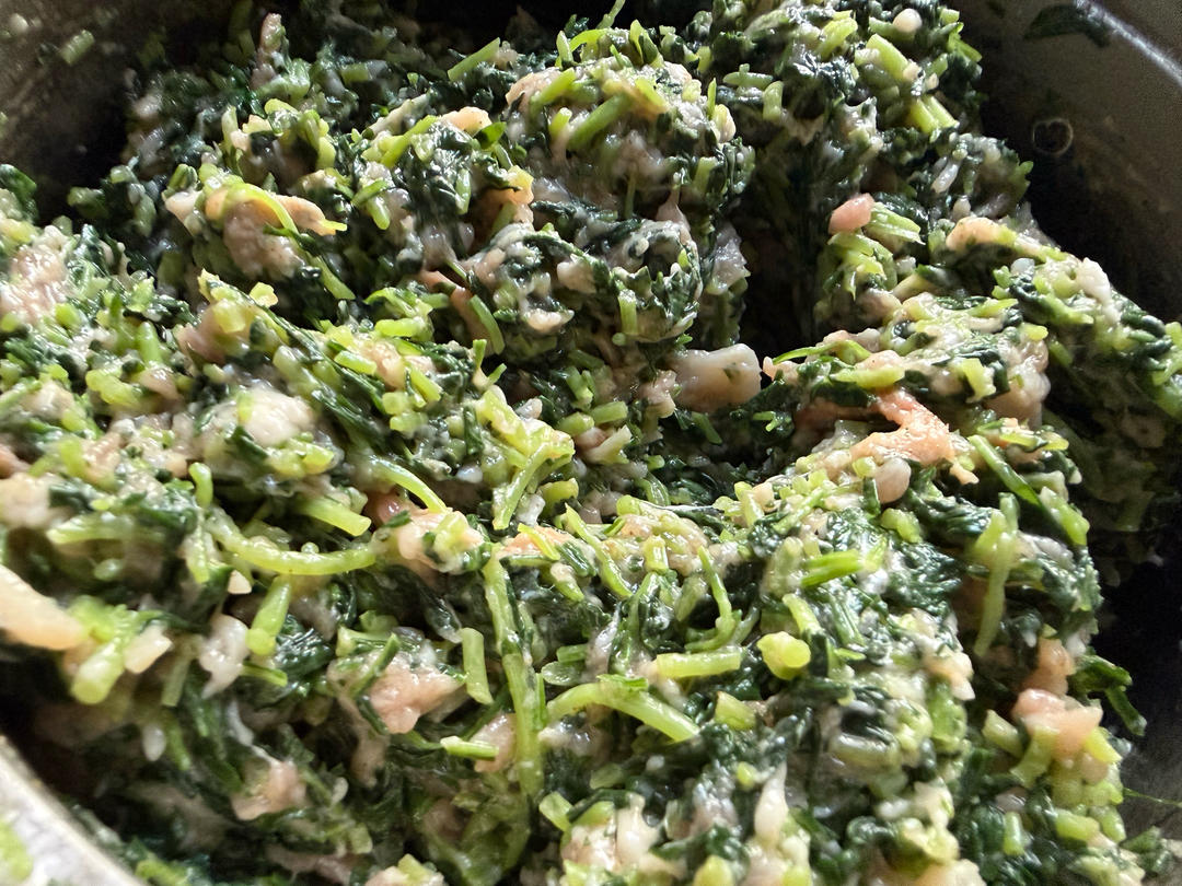 马兰头三鲜馅（馄饨、水饺）