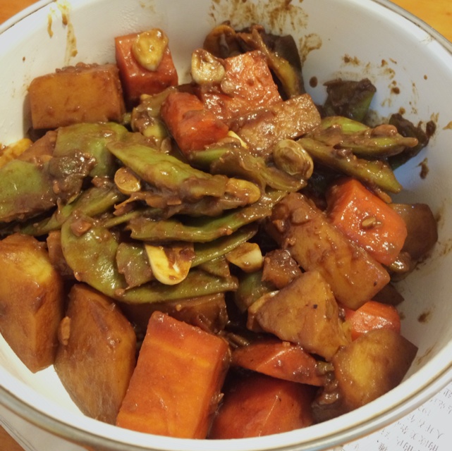 土豆炖豆角