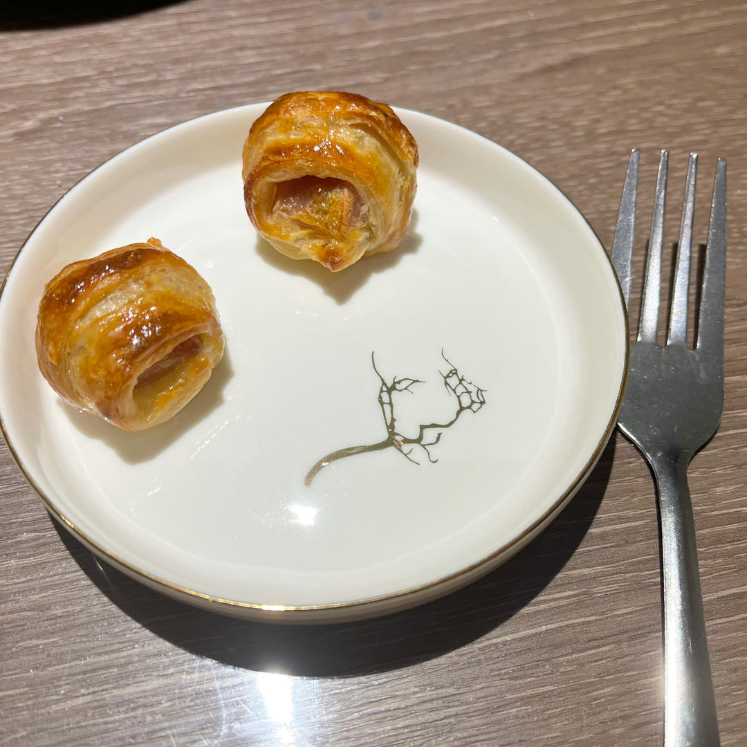 香肠可颂卷 热狗手抓饼  不用和面版