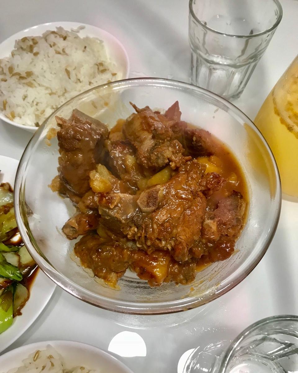 土豆烧排骨