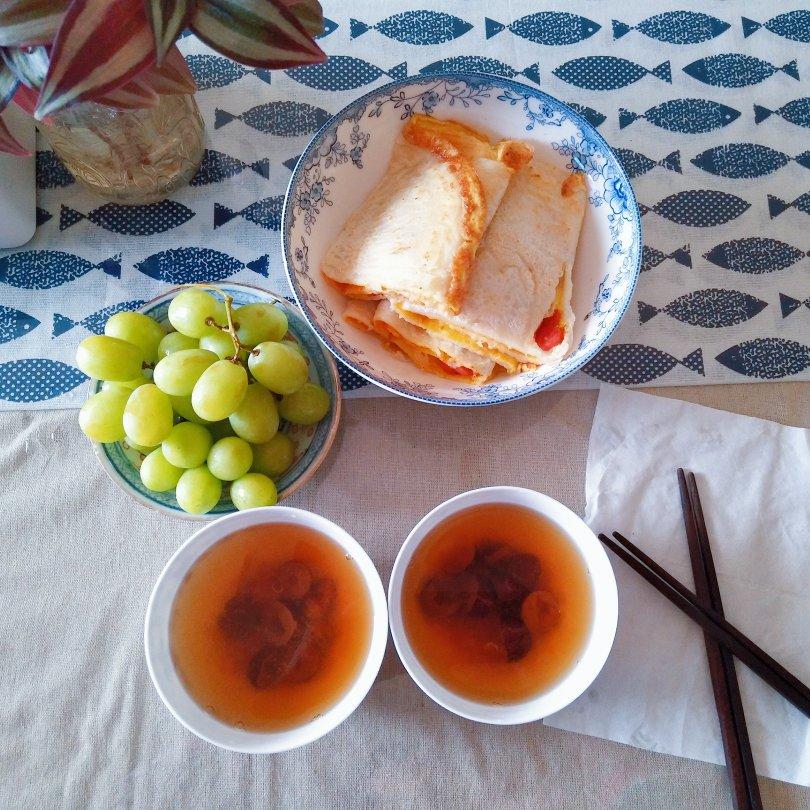 香肠（腊肠）鸡蛋煎饼