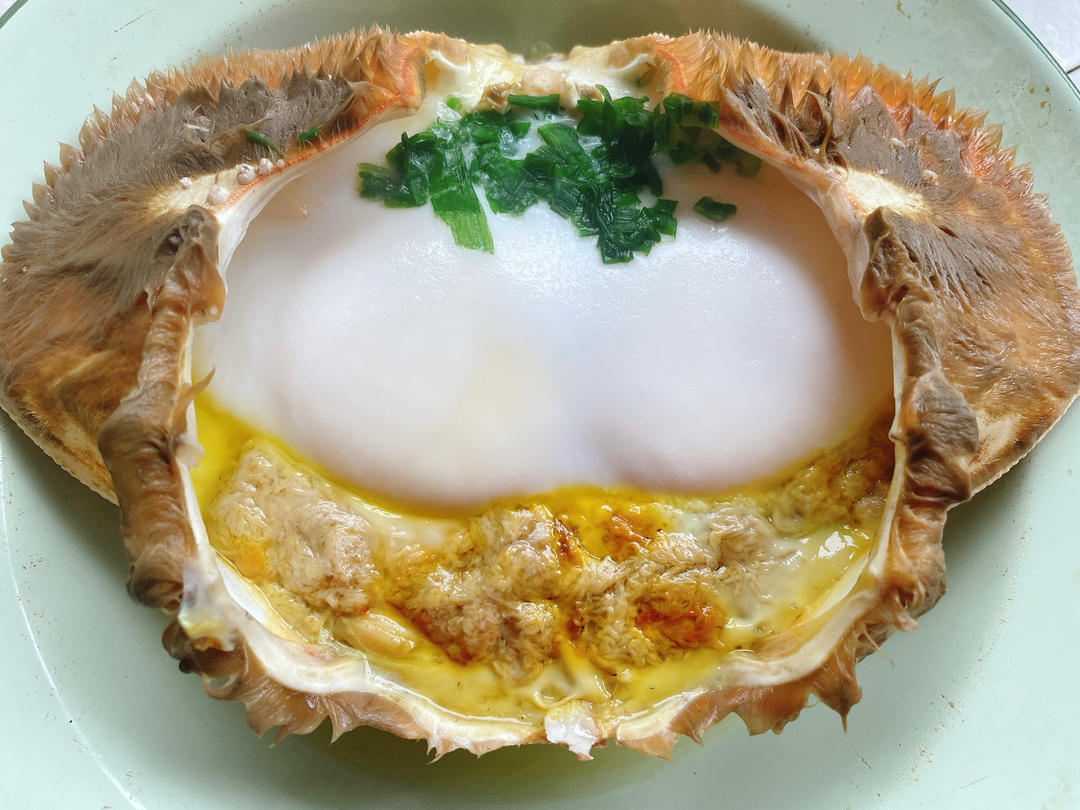蟹壳蒸蛋