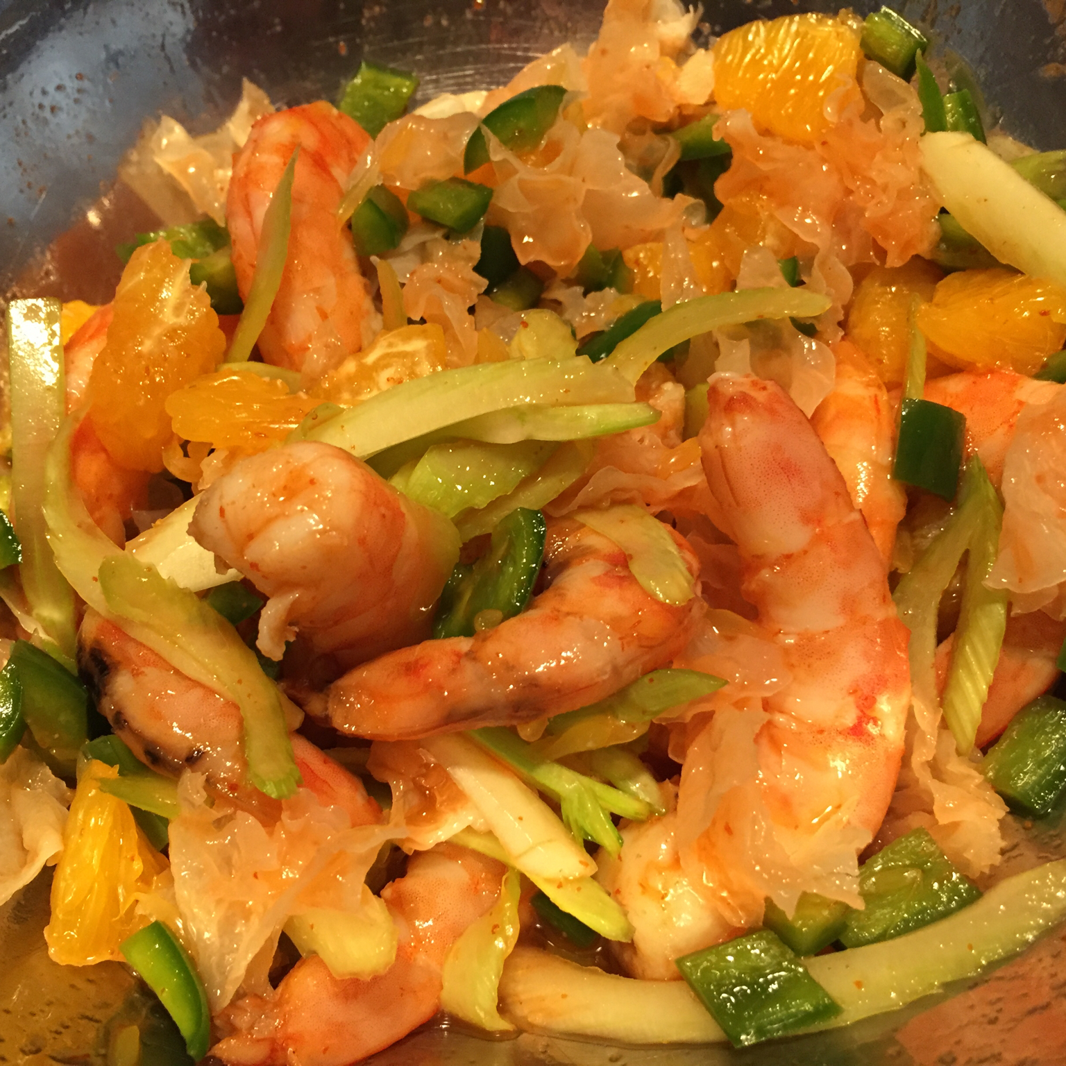 鲜橙泰式开胃虾