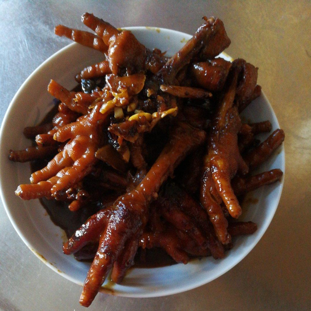 香辣烧鸡爪