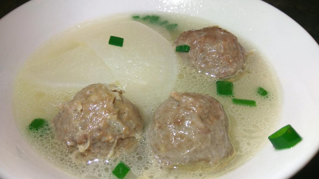 白萝卜潮汕牛肉丸清汤