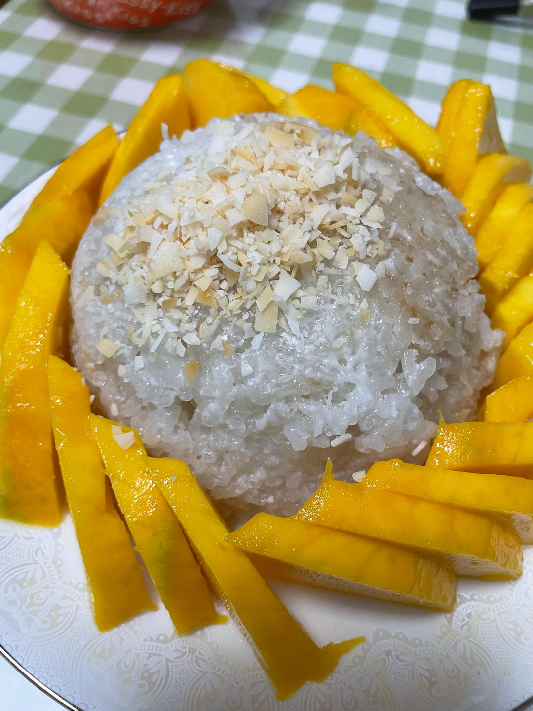 简单不输餐厅❗软糯香甜🥥椰汁芒果糯米饭