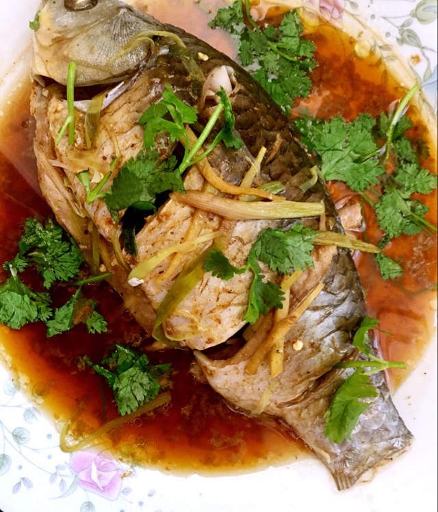 水清墨做的清蒸鱼