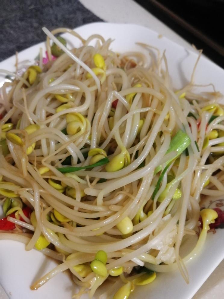 酸辣豆芽的做法