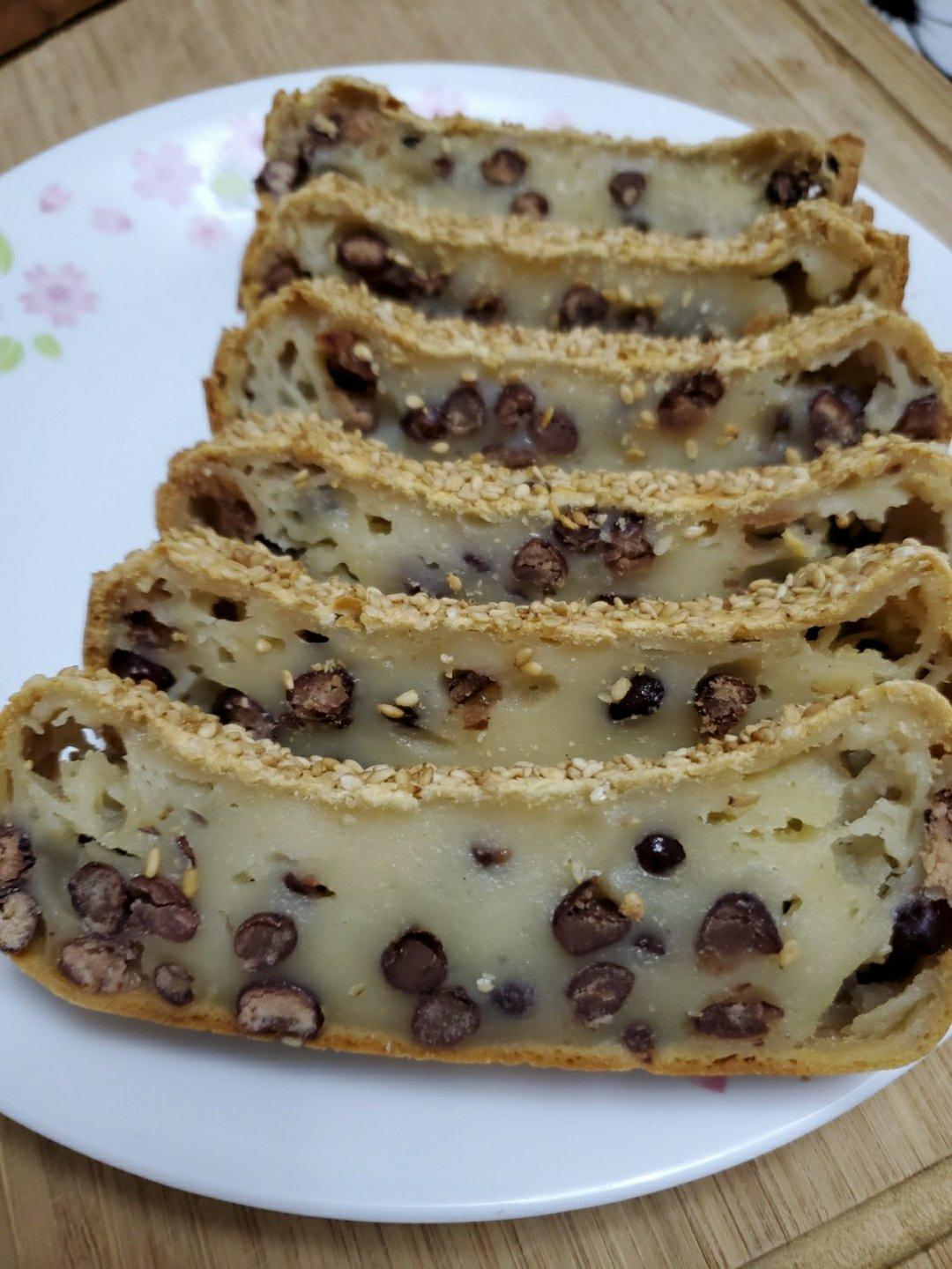 台湾小吃，红豆烤年糕！