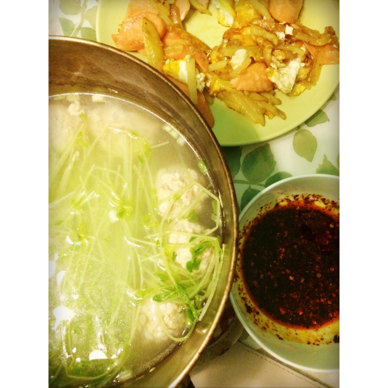 火腿炒土豆丝