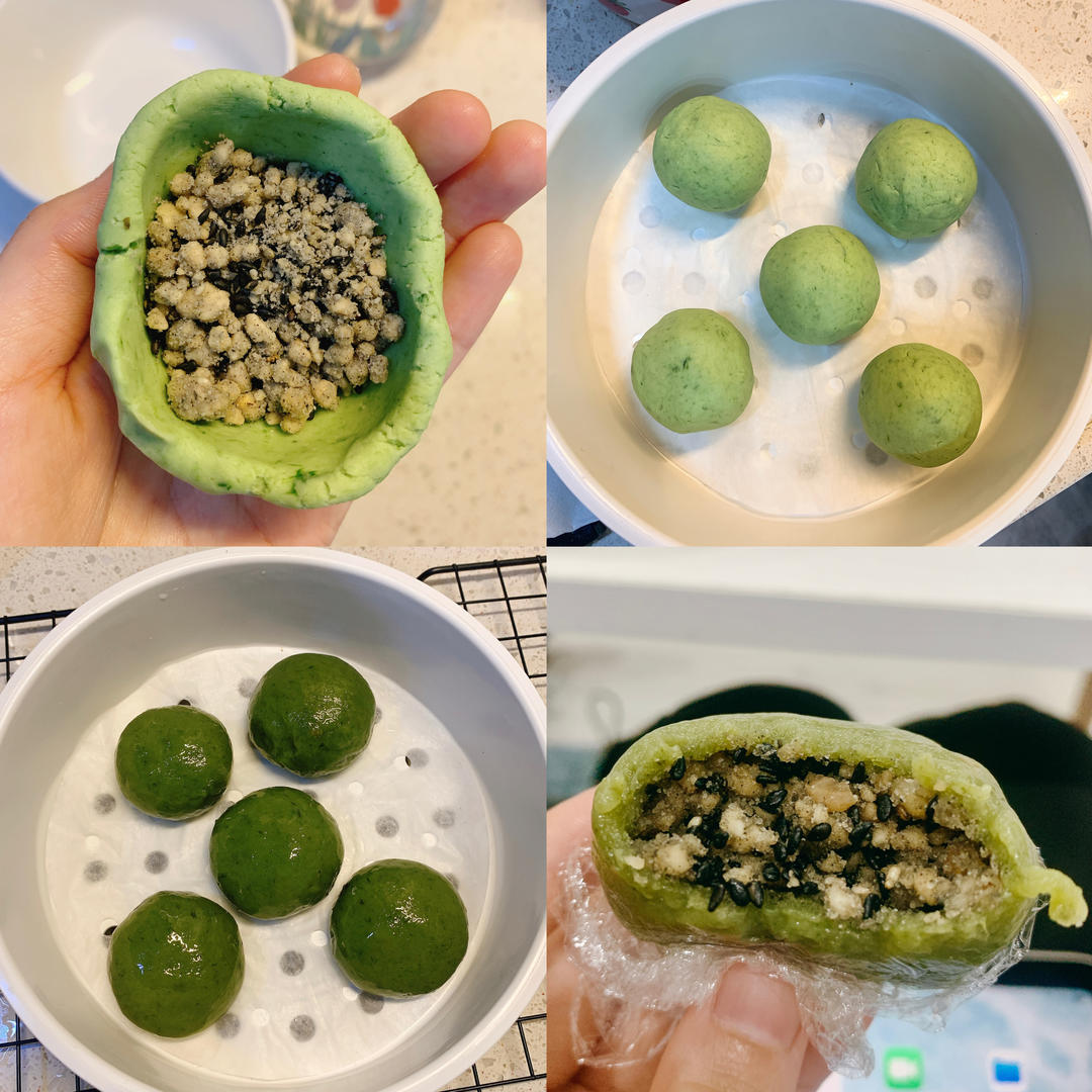 清明必吃的艾草青团
