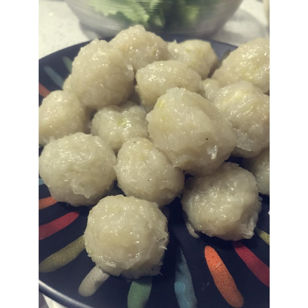 千硕做的蒸土豆丸子