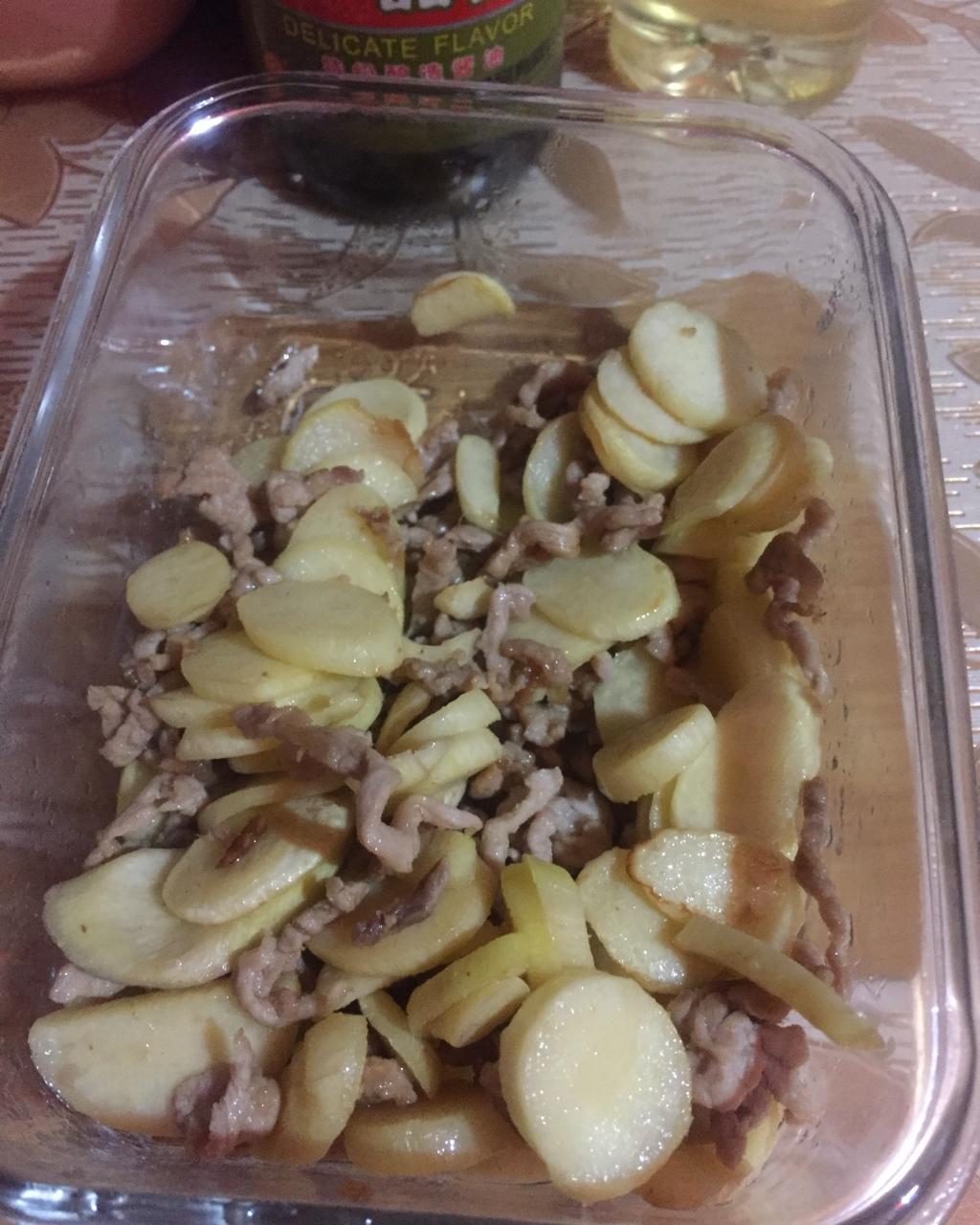 茭白炒肉丝