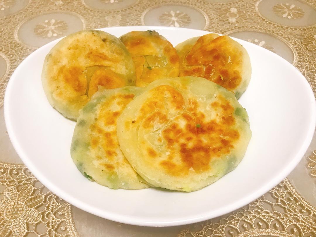 鸡蛋葱油饼                  （更新饼坯保存方法）