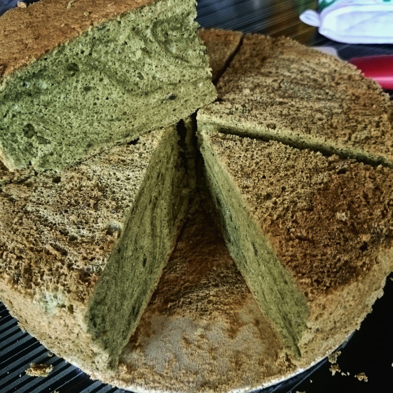抹茶戚风蛋糕