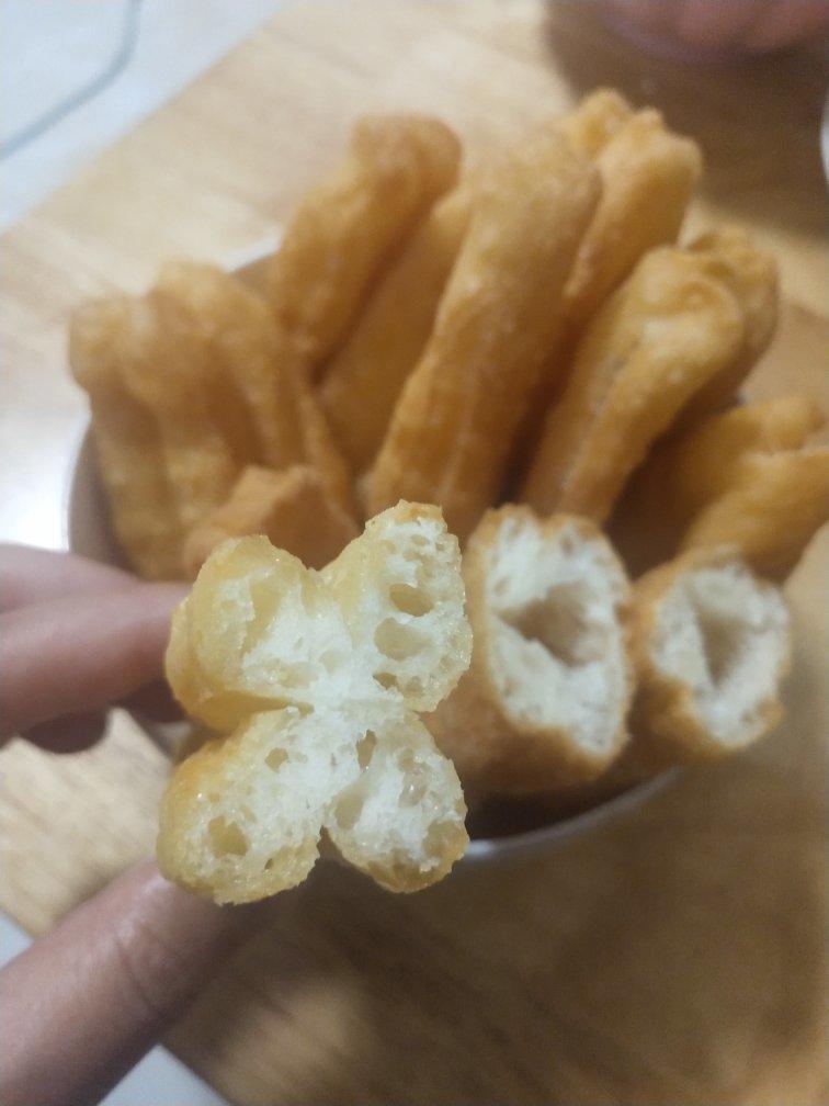 自制无泡打粉油条