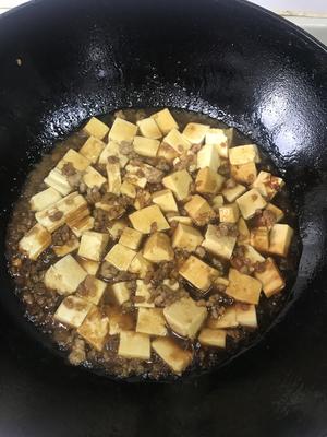 肉末红烧豆腐的做法 步骤4