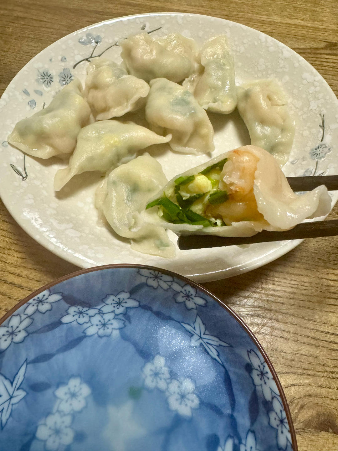 韭菜鸡蛋虾仁饺子（三人量）