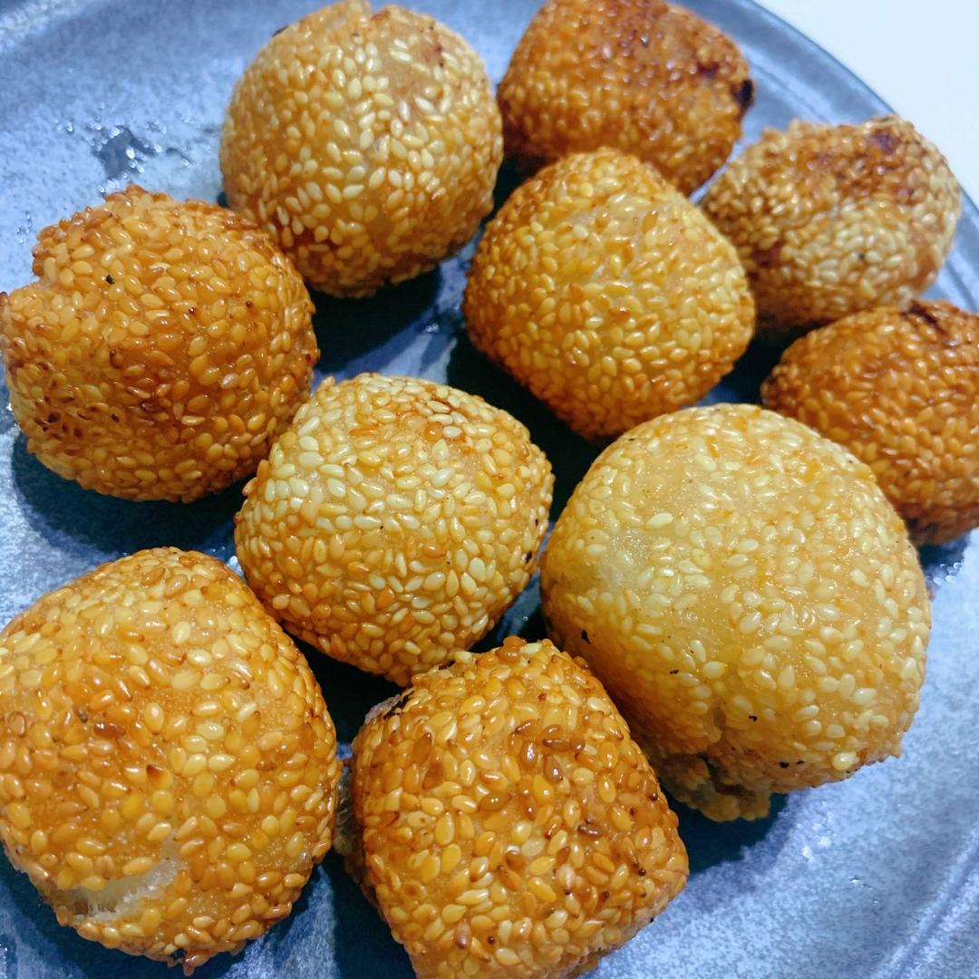 红豆馅麻团