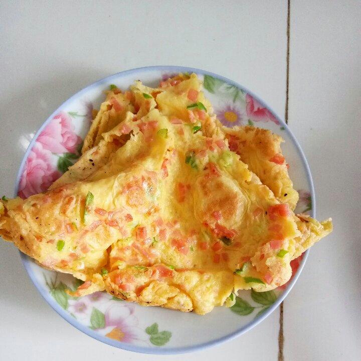 一颗气质草-1做的葱花鸡蛋饼