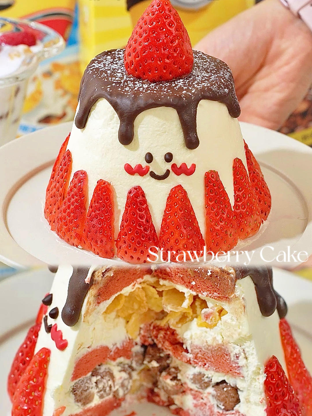 新年草莓蛋糕 酸甜超好吃！！