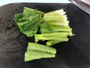 昨日的美食 之小松菜炒豆芽的做法步骤图 Freshtime 下厨房
