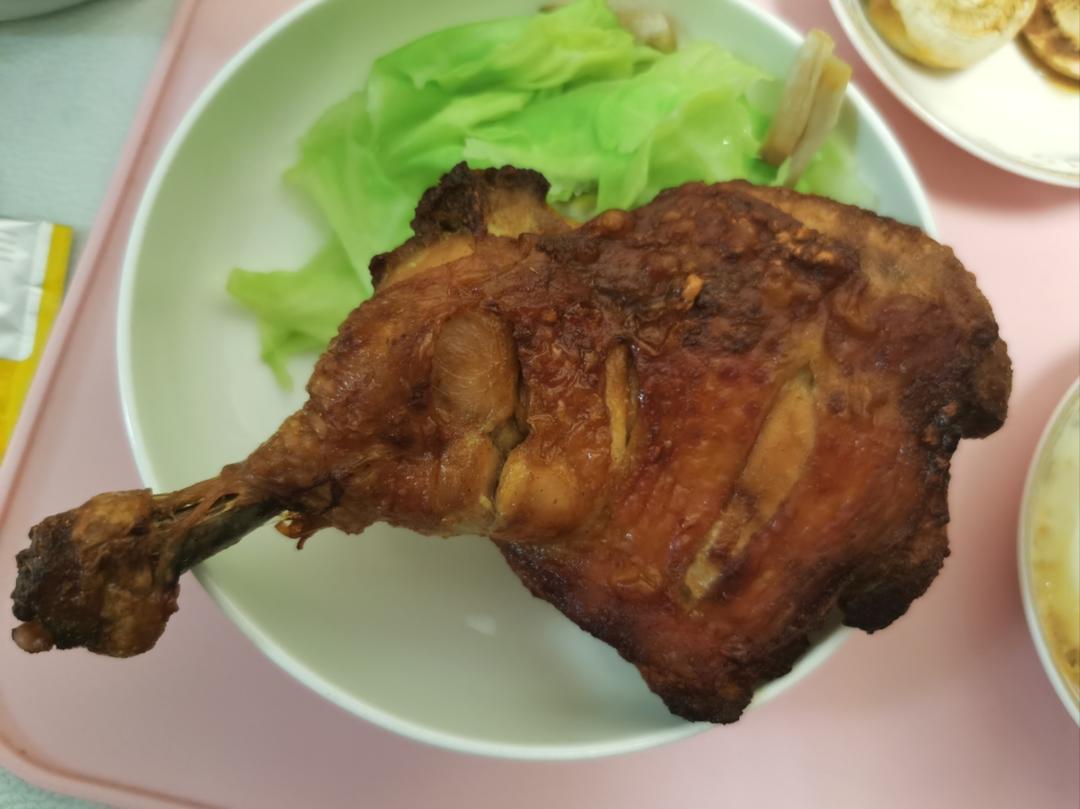 空气炸锅烤鸡腿，鲜嫩多汁