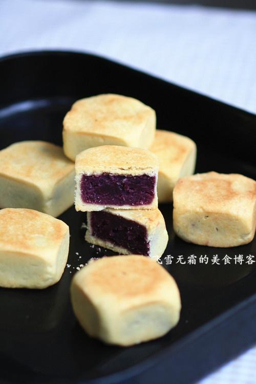 紫薯方块酥的做法