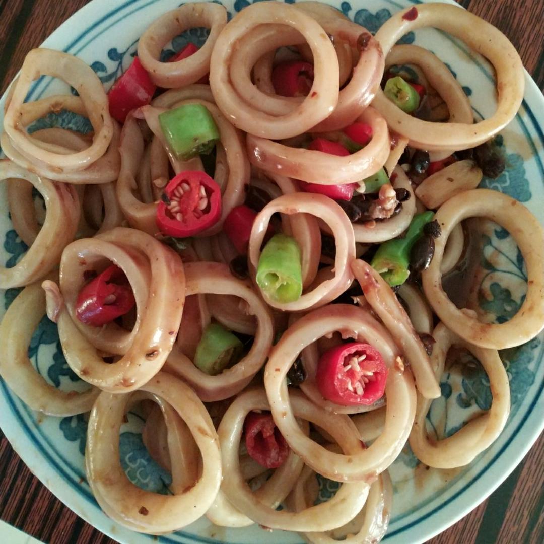 香辣鱿鱼圈