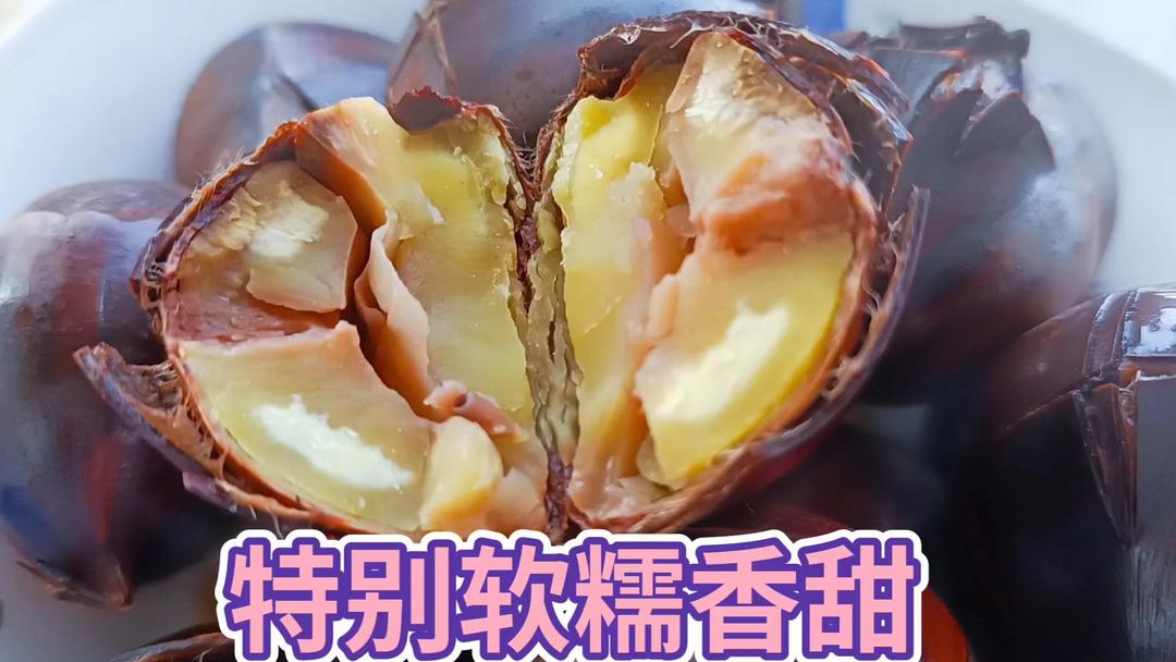 好吃不腻的🌰烧板栗🌷附带板栗的挑选及巧剥板栗皮👍