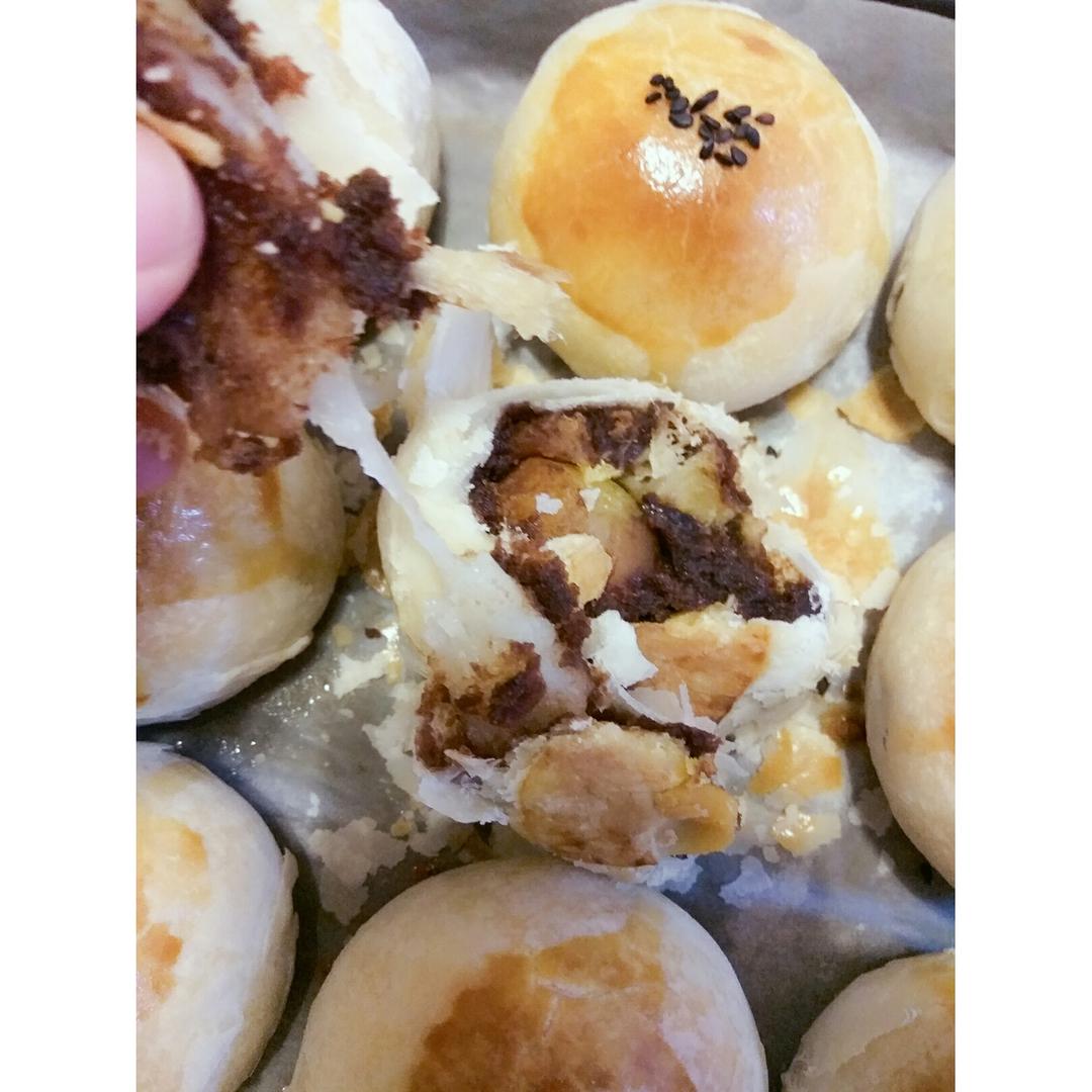 ㊙️网红麻薯肉松蛋黄酥🔥，好吃到爆‼️