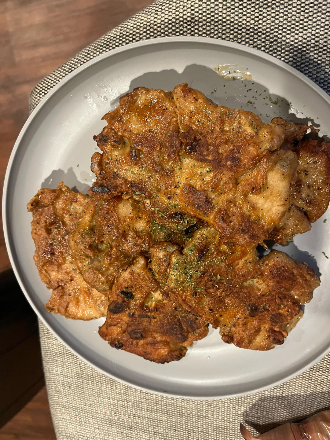我奶小时候给我煎的猪扒