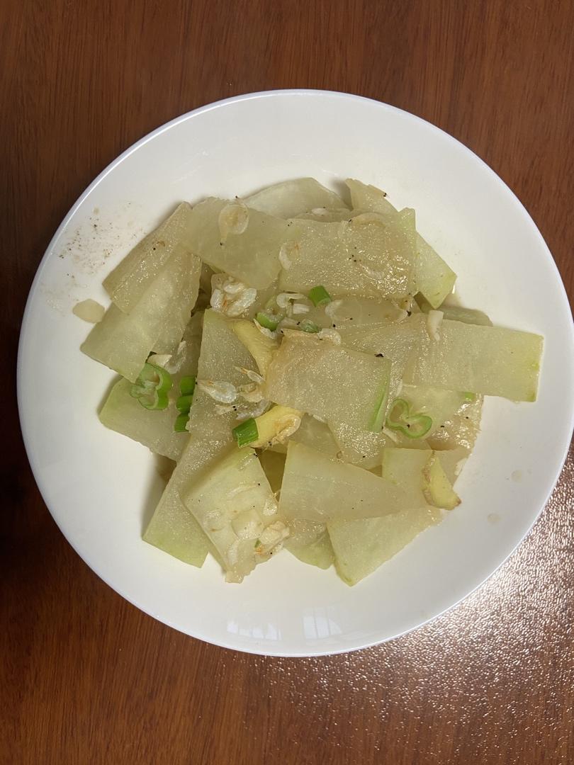 清炒冬瓜虾皮