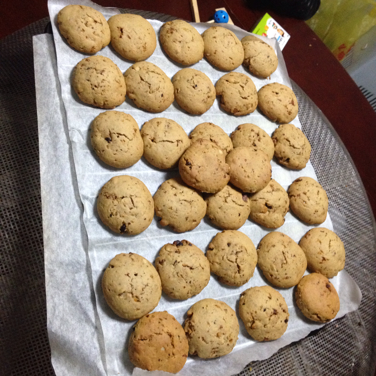 红枣红糖核桃饼干