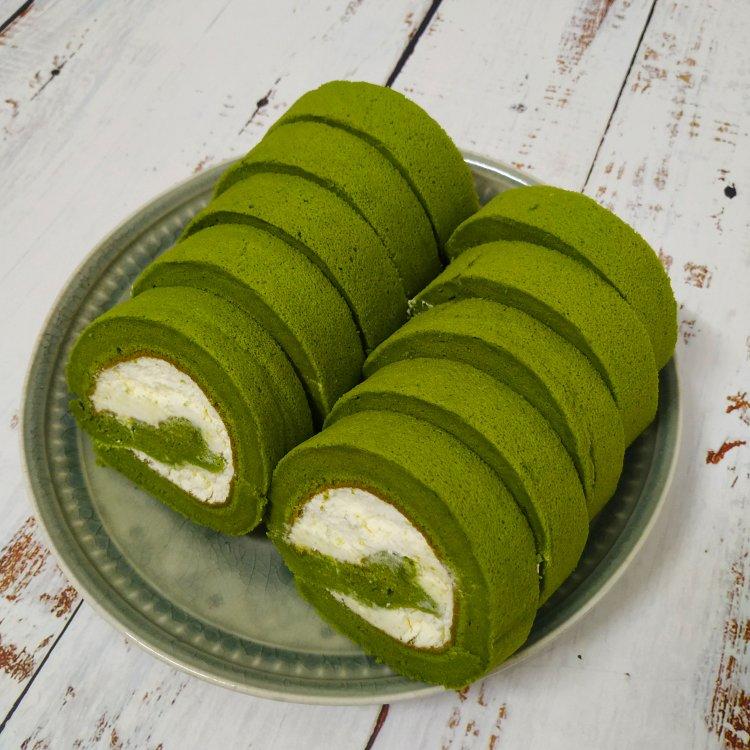完美抹茶蜜豆蛋糕卷